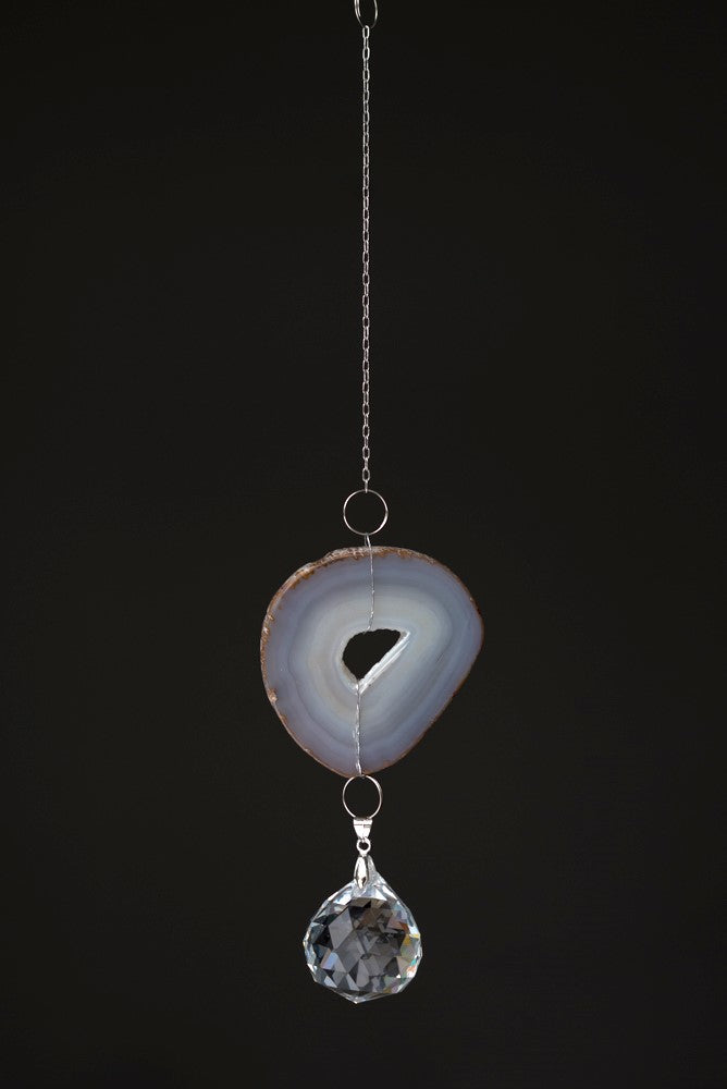 Agate Slice Sun Catcher