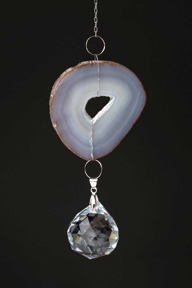 Agate Slice Sun Catcher