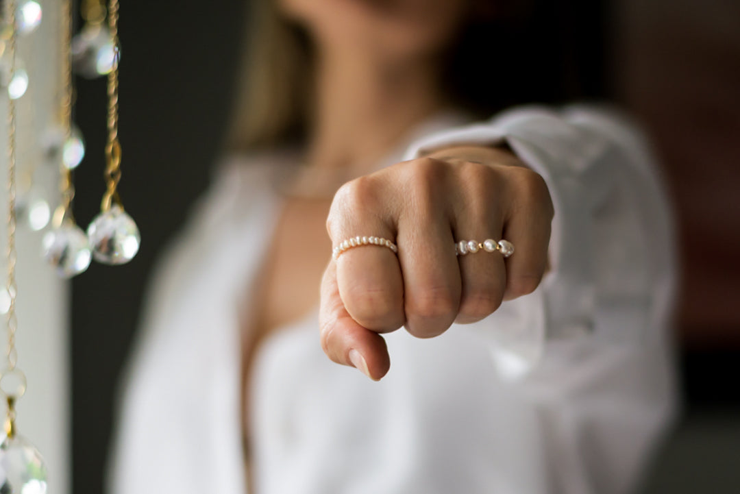 Dainty Pearl Ring