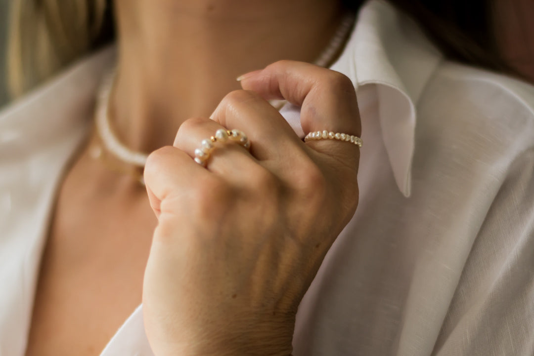 Dainty Pearl Ring