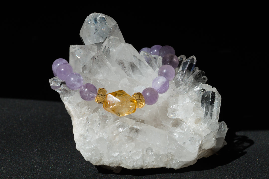 Handcrafted Amethyst Bracelet