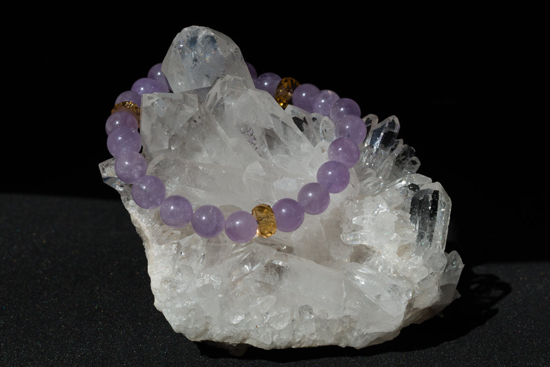 Handcrafted Amethyst Bracelet