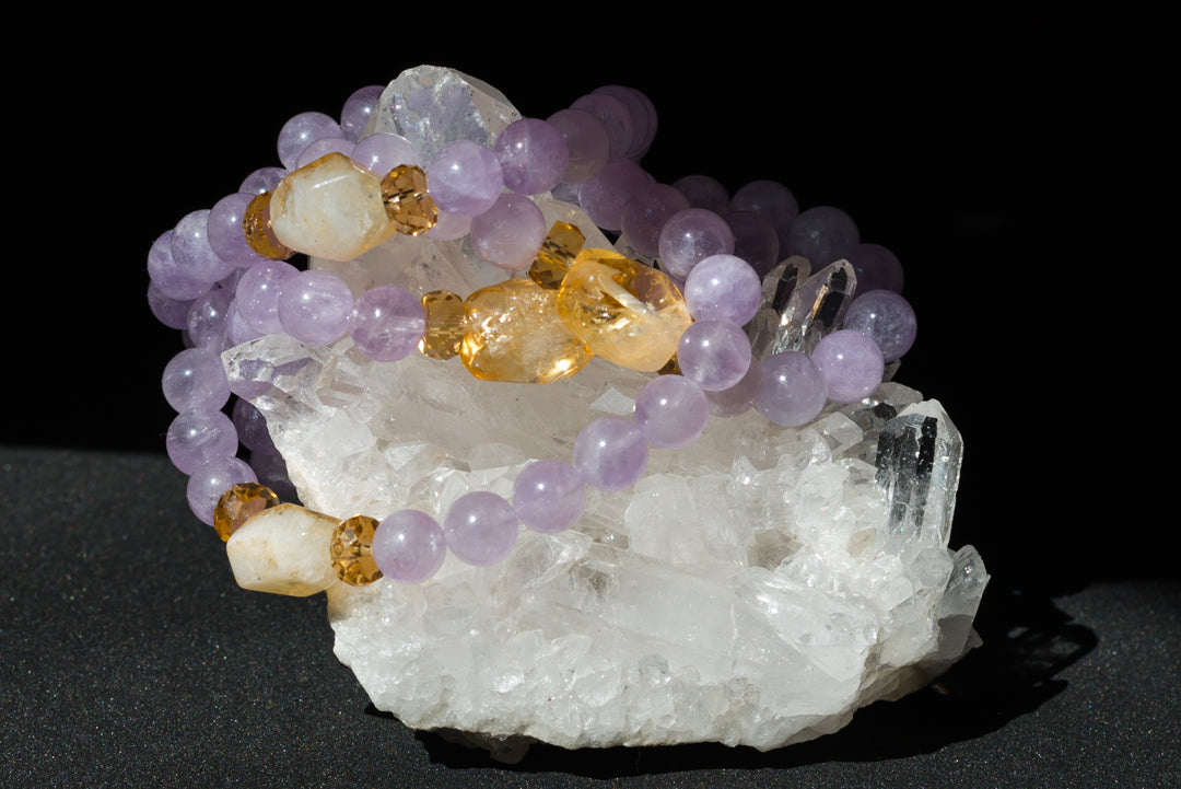 Handcrafted Amethyst Bracelet