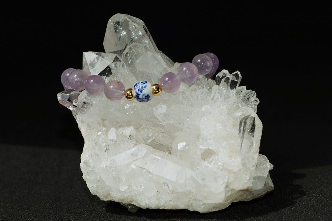 Handcrafted Amethyst Bracelet