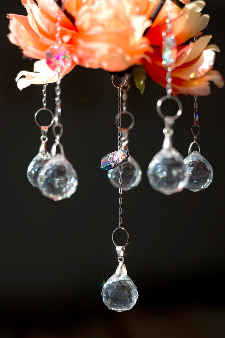 Peony Flower Holder Sun Catcher – for Window
